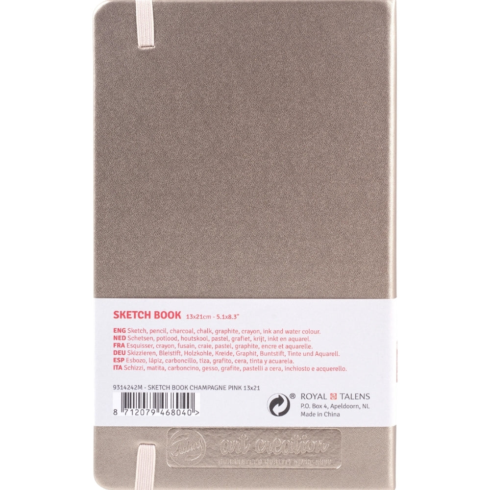 Talens Art Creation Sketchbook Pearl Pink 140gr 13x21cm