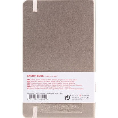 Talens Art Creation Sketchbook Pearl Pink 140gr 13x21cm