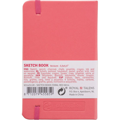 Talens Art Creation Sketchbook Coral 140gr 9x14cm