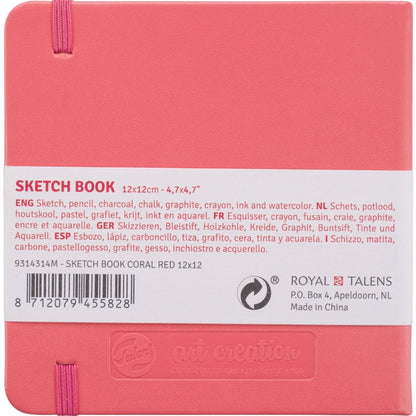 Talens Art Creation Sketchbook Coral 140gr 12x12cm