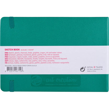 Talens Art Creation Sketchbook Forest Green 140gr 15x21cm