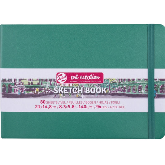 Talens Art Creation Sketchbook Forest Green 140gr 15x21cm