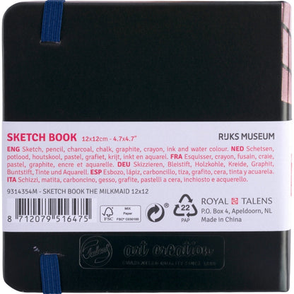 Talens Art Creation Sketchbook Milkmaid 140gr 12x12cm