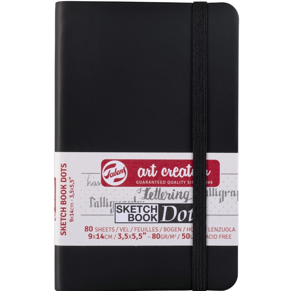 Talens Art Creation Dot Book Black 80gr 9x14cm