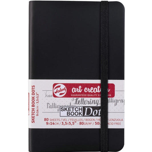 Talens Art Creation Dot Book Black 80gr 9x14cm