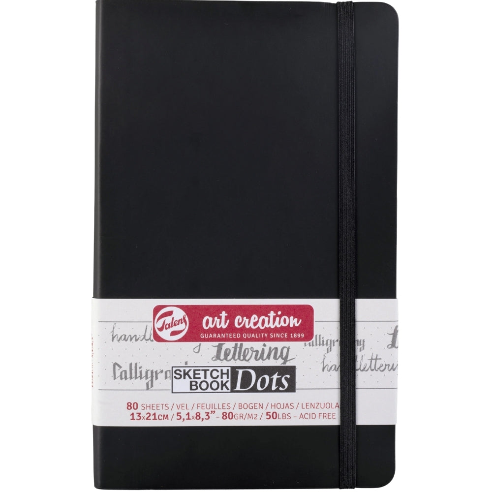 Talens Art Creation Dot Book Black 80gr 13x21cm