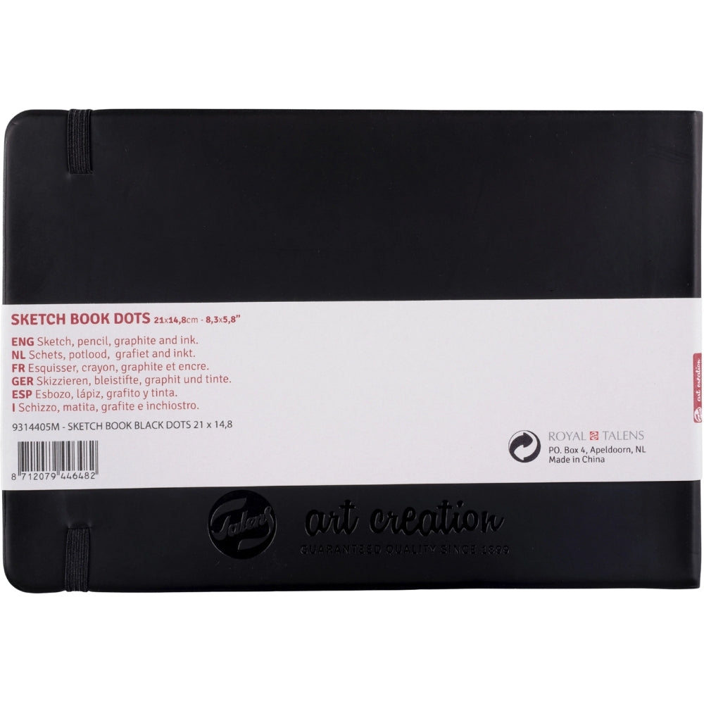 Talens Art Creation Dot Book Black 80gr 15x21cm