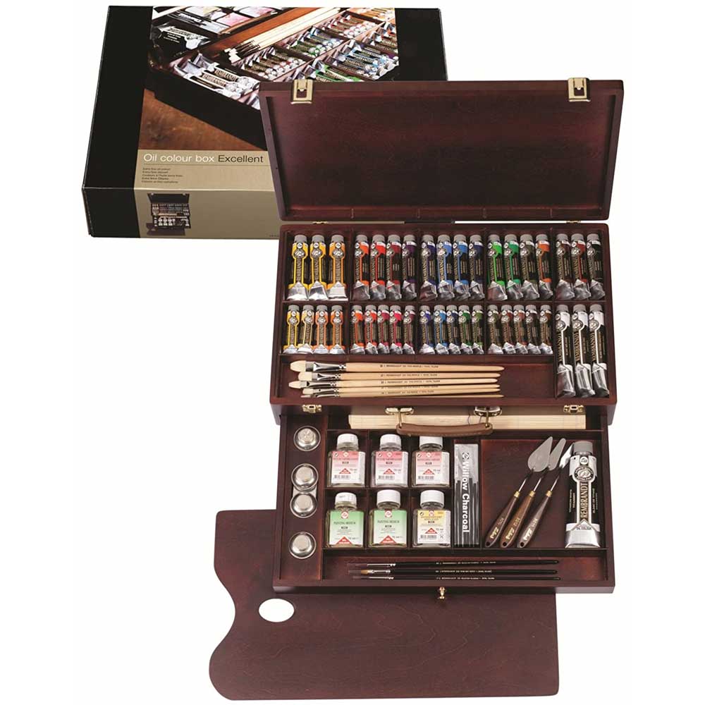Talens Rembrandt Oil Colour Box Excellent (Ahşap Kutu)
