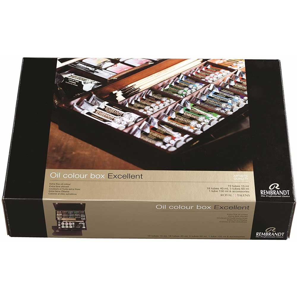 Talens Rembrandt Oil Colour Box Excellent (Ahşap Kutu)