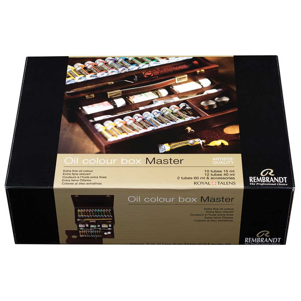 Talens Rembrandt Oil Colour Box Master (Ahşap Kutu)