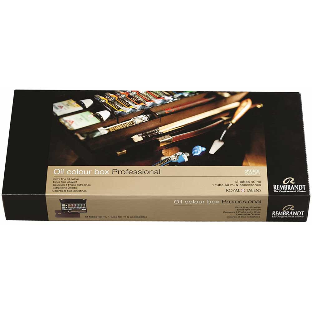 Talens Rembrandt Oil Colour Box Professionel (Ahşap Kutu)