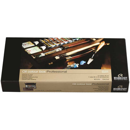 Talens Rembrandt Oil Colour Box Professionel (Ahşap Kutu)