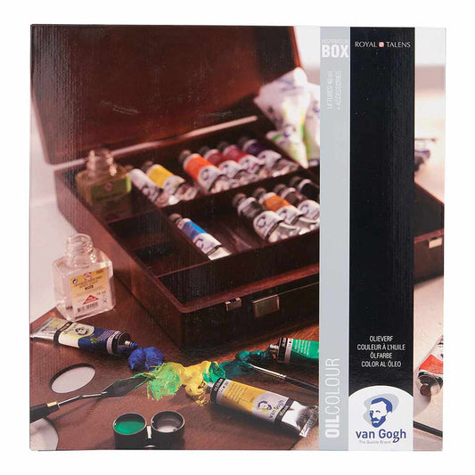 Talens Van Gogh Oil Colour Inspiration Box (Ahşap Kutu)