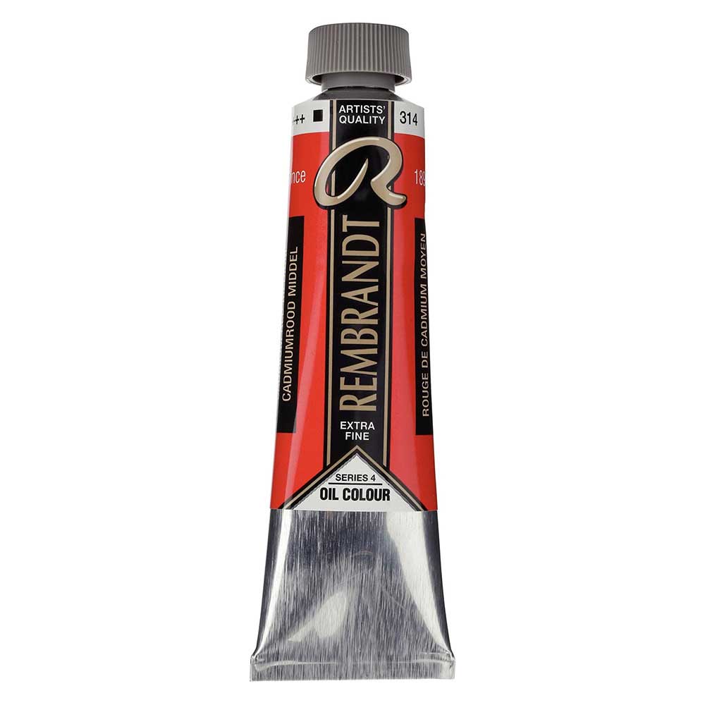 Talens Rembrandt Yağlı Boya 40ml Cadmium Red Medium 314 S.4