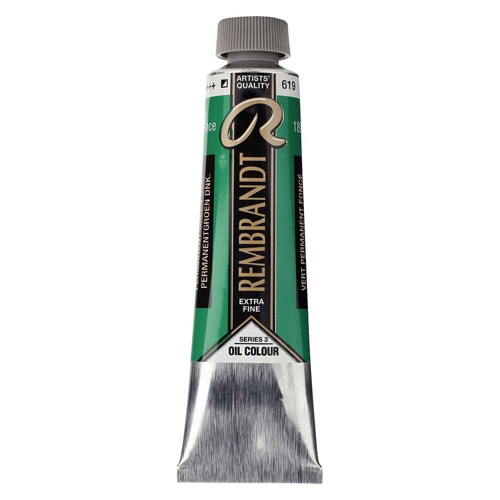 Talens Rembrandt Yağlı Boya 40ml Permanent Green Deep 619 S.3