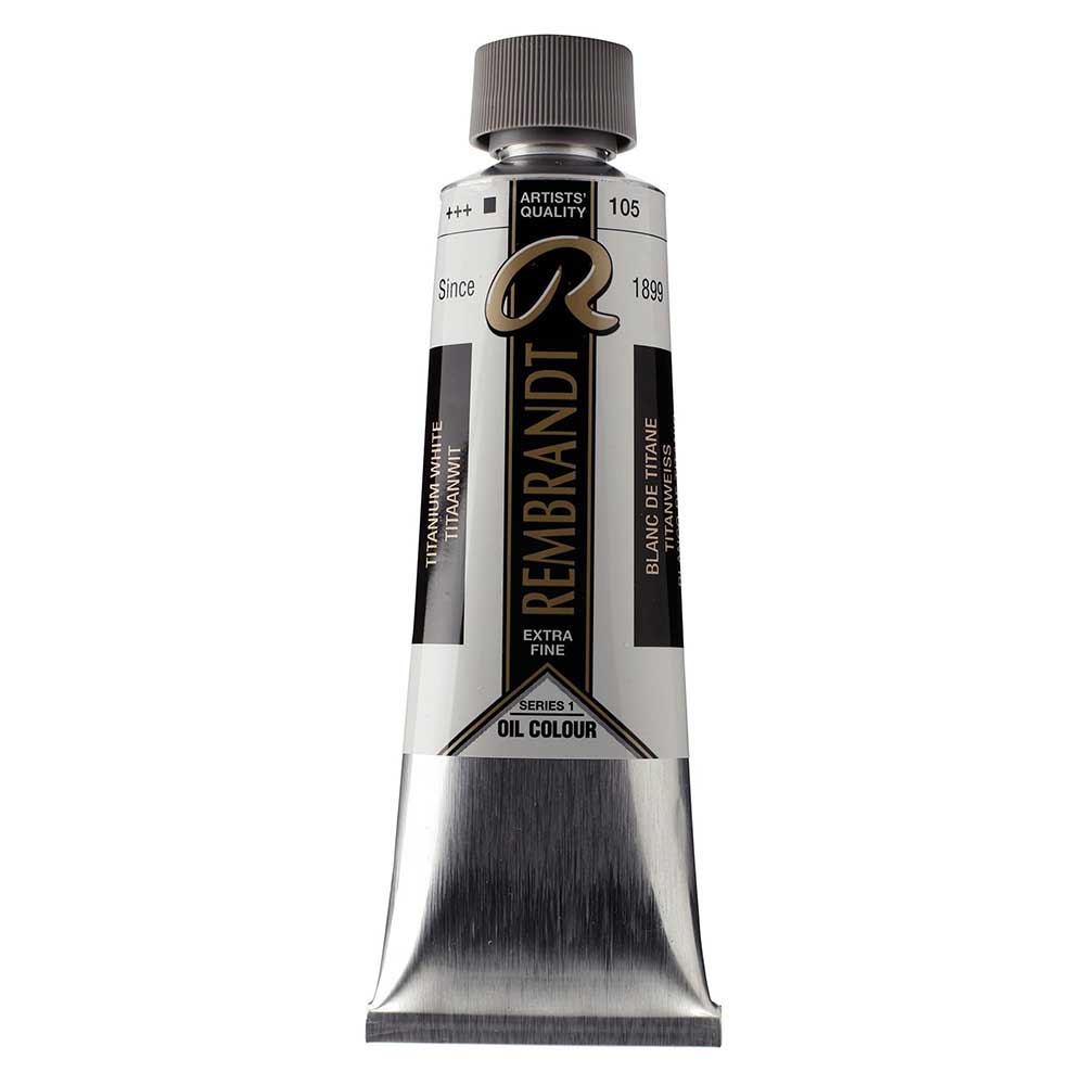 Talens Rembrandt Yağlı Boya 150ml Titanium White 105 (Safflower) S.1