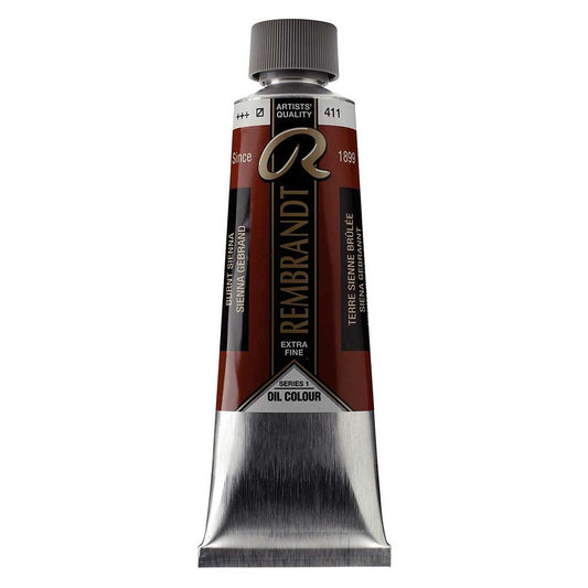 Talens Rembrandt Yağlı Boya 150ml Burnt Sienna 411 S.1