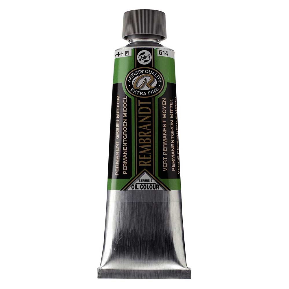 Talens Rembrandt Yağlı Boya 150ml Permanent Green Medium 614 S.3