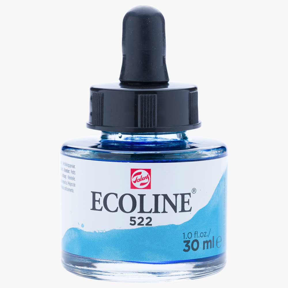 Talens Ecoline 30ml Turquoise Blue 522