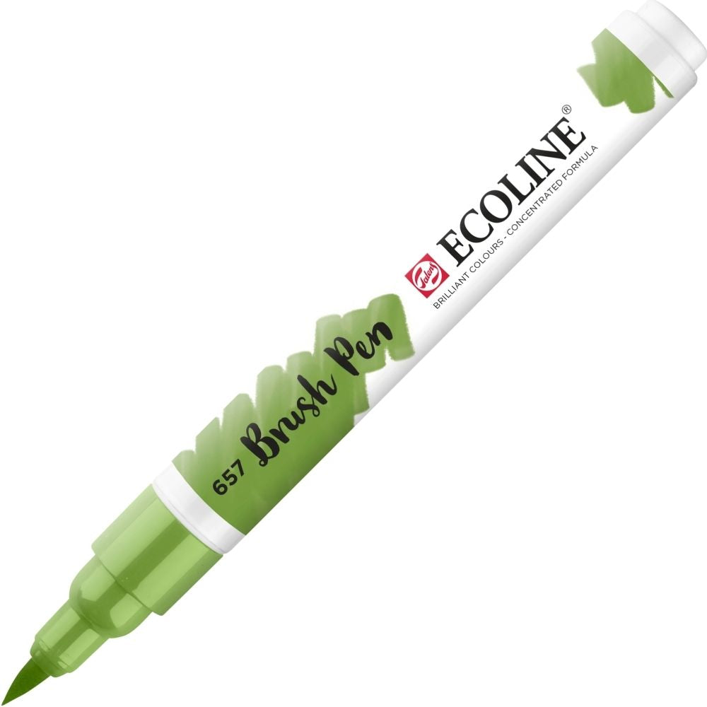 Ecoline Brush Pen Bronze Green 657