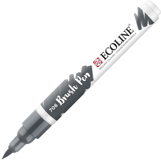 Ecoline Brush Pen Deep Grey 706