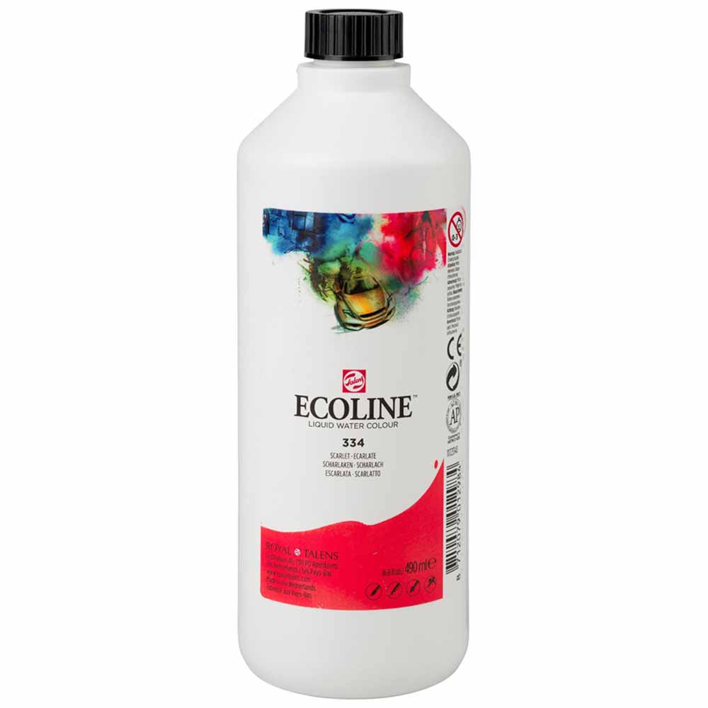 Talens Ecoline 490ml Scarlet 334