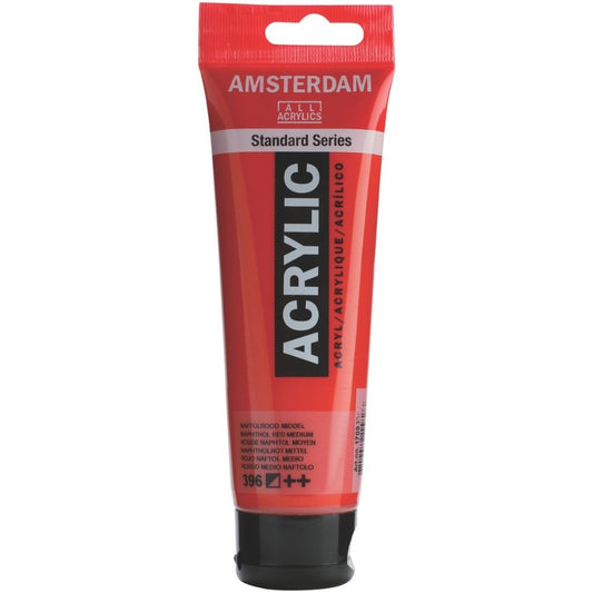 Talens Amsterdam Acrylic 120ml Naphthol Red Medium 396