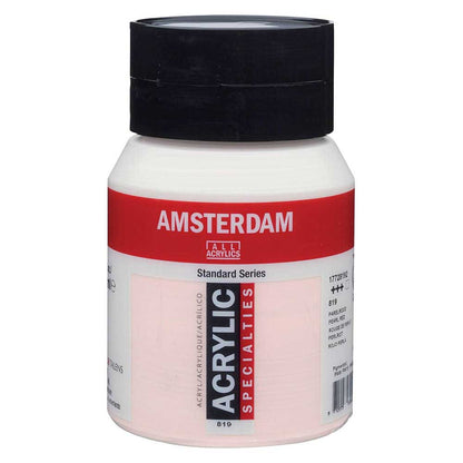 Talens Amsterdam Acrylic 500ml Pearl Red 819 S.2 ön cephe etiketi