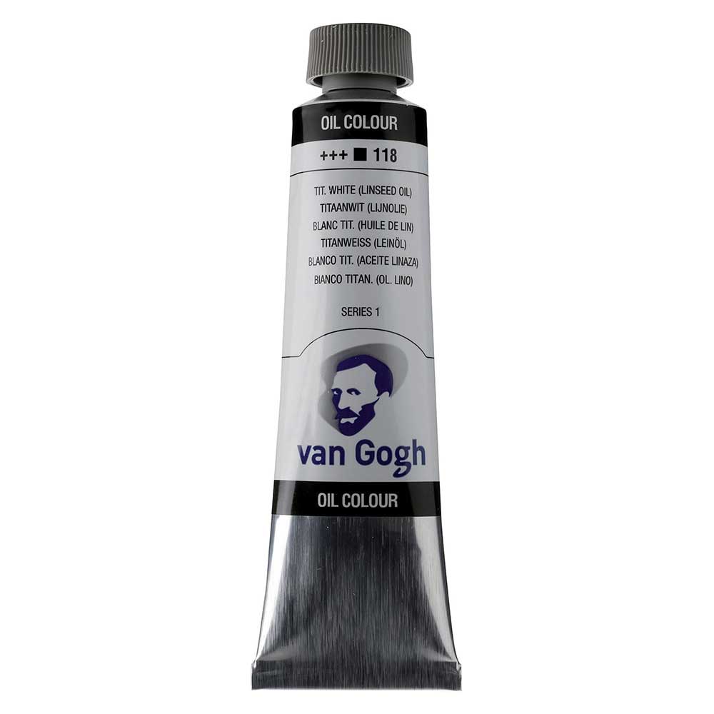 Talens Van Gogh Yağlı Boya 40ml Titanium White 118 (Linseed) S.1