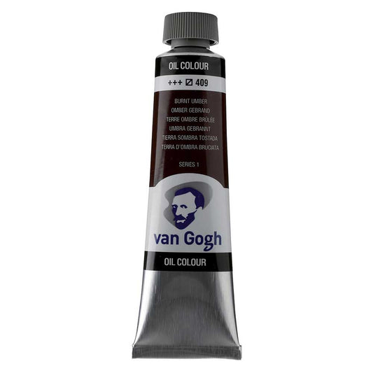 Talens Van Gogh Yağlı Boya 40ml Burnt Umber 409 S.1