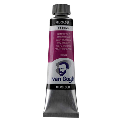 Talens Van Gogh Yağlı Boya 40ml Permanent Red Violet 567 S.2