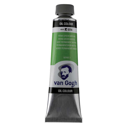 Talens Van Gogh Yağlı Boya 40ml Permanent Green Medium 614 S.1
