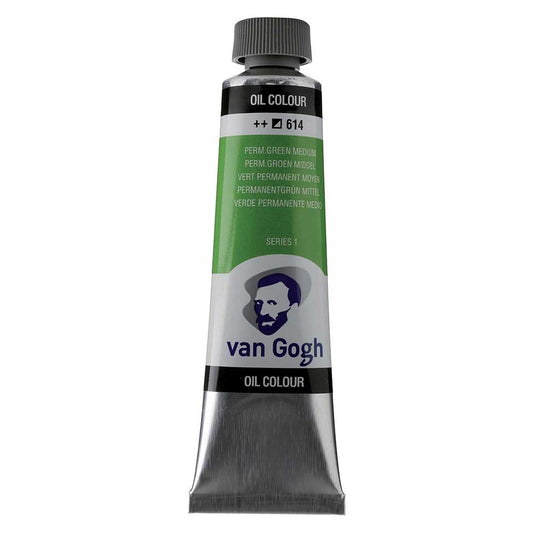 Talens Van Gogh Yağlı Boya 40ml Permanent Green Medium 614 S.1