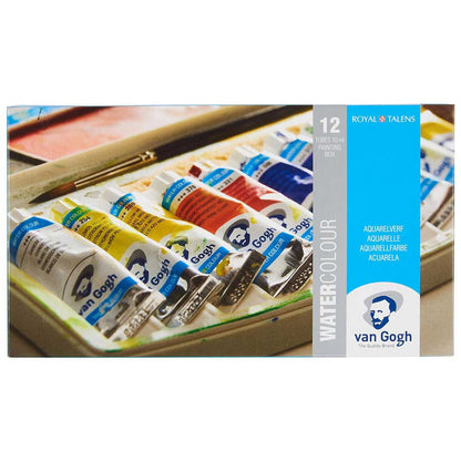 Van Gogh Water Colour Set 12 x 10ml Tüp Plastik Kutu