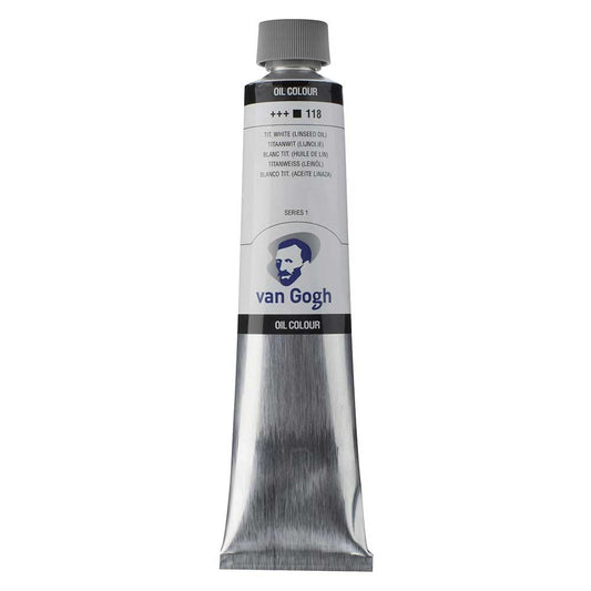 Talens Van Gogh Yağlı Boya 200ml Titanium White Linseed 118 S.1