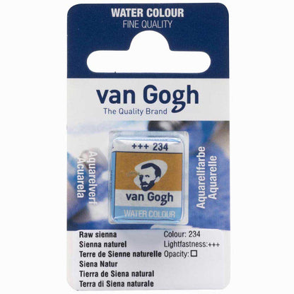 Van Gogh Water Colour Raw Sienna 234 (Yarım Tablet)
