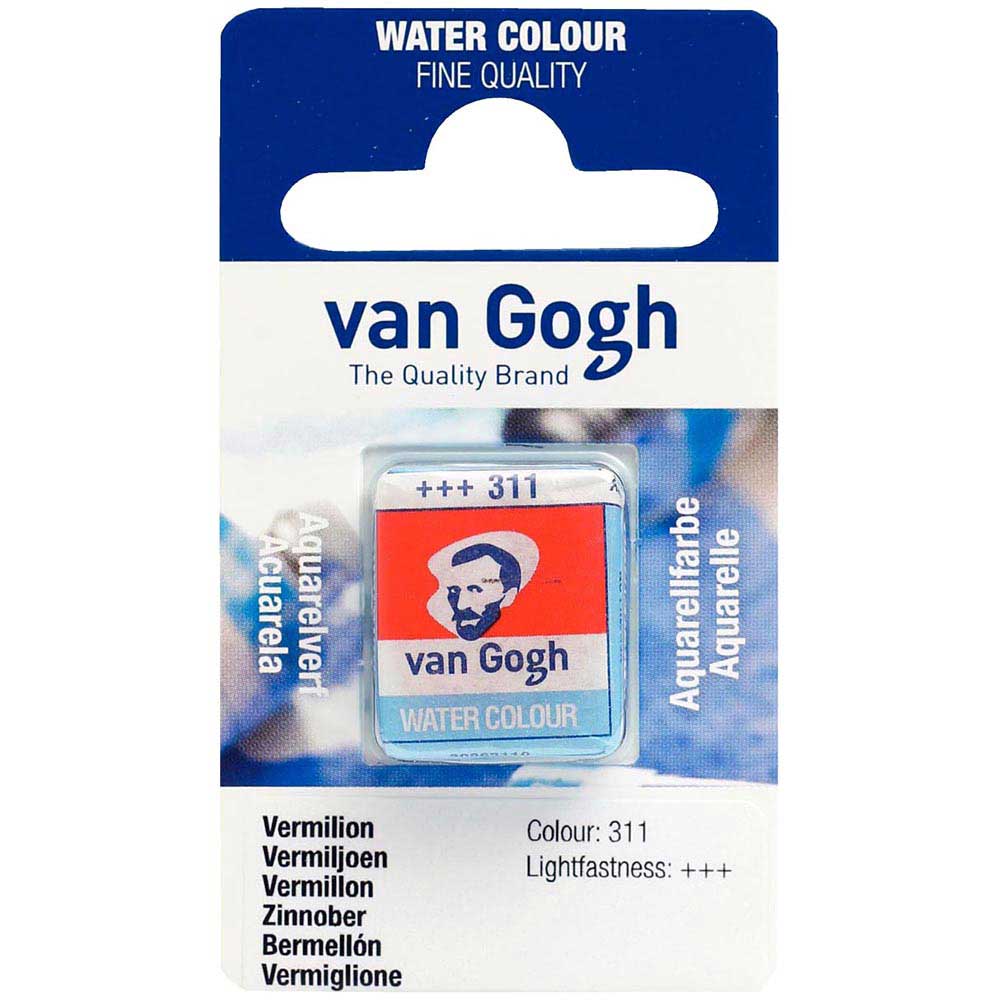 Van Gogh Water Colour Vermilion 311 (Yarım Tablet)