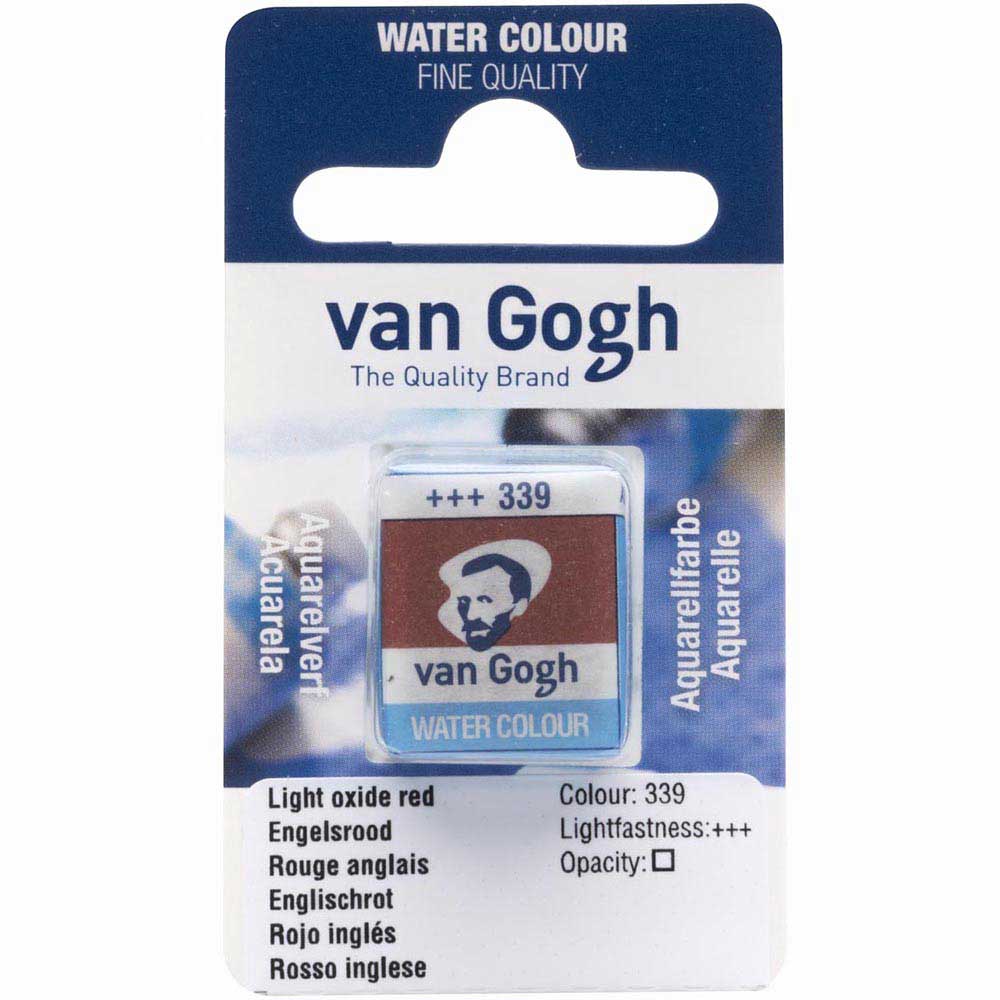 Van Gogh Water Colour Light Oxide Red 339 (Yarım Tablet) – Colorbox