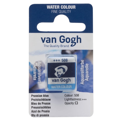 Van Gogh Water Colour Prussian Blue 508 (Yarım Tablet)