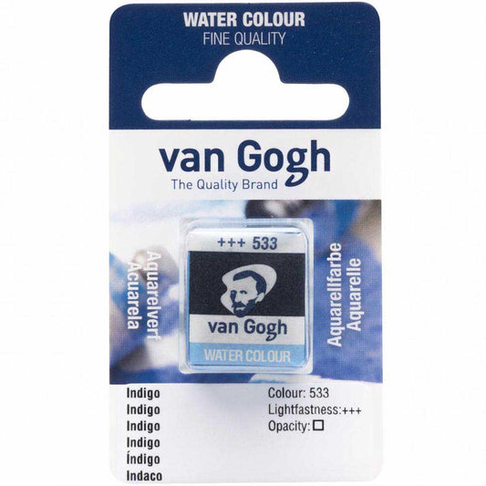 Van Gogh Water Colour Indigo 533 (Yarım Tablet)