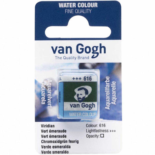 Van Gogh Water Colour Viridian 616 (Yarım Tablet)