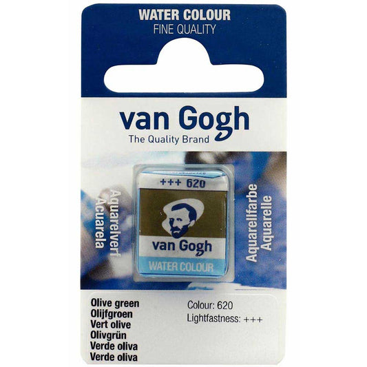 Van Gogh Water Colour Olive Green 620 (Yarım Tablet)