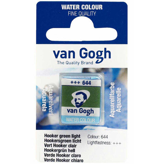 Van Gogh Water Colour Hooker Green Light 644 (Yarım Tablet)