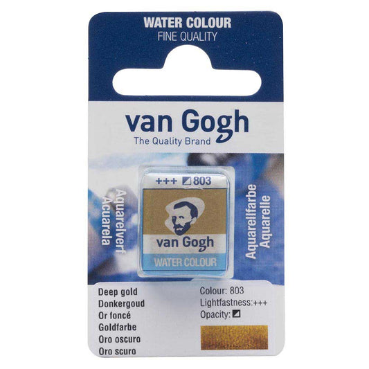 Van Gogh Water Colour Deep Gold 803 (Yarım Tablet)