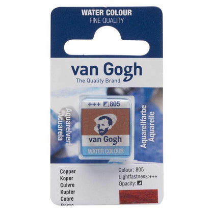 Van Gogh Water Colour Copper 805 (Yarım Tablet)