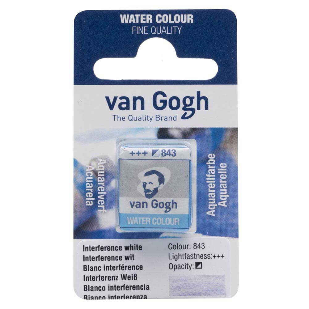 Van Gogh Water Colour Interference White 843 (Yarım Tablet)