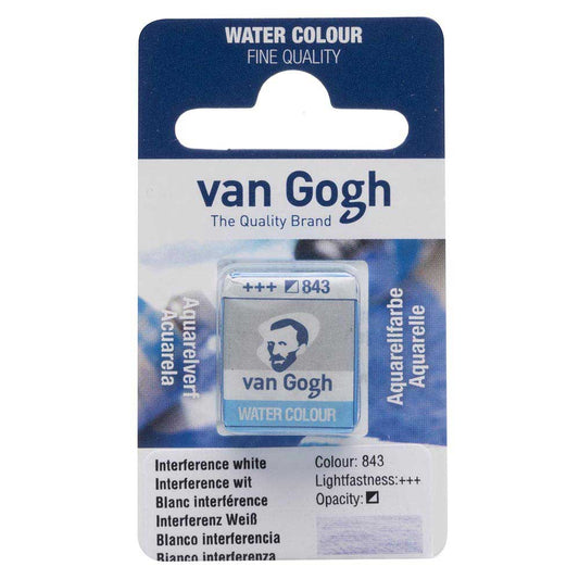 Van Gogh Water Colour Interference White 843 (Yarım Tablet)