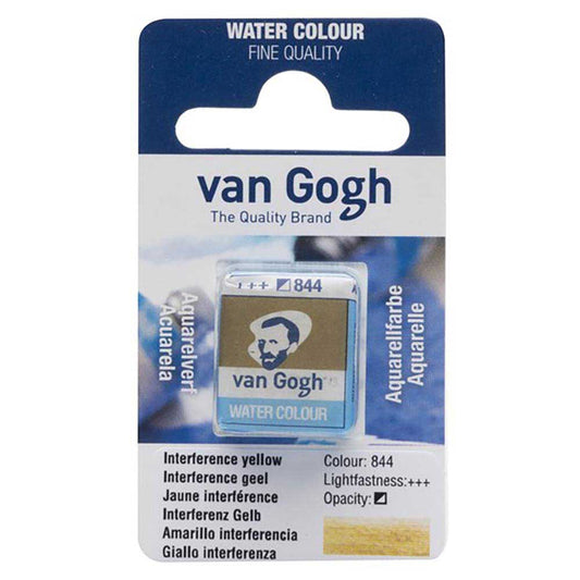 Van Gogh Water Colour Interference Yellow 844 (Yarım Tablet)