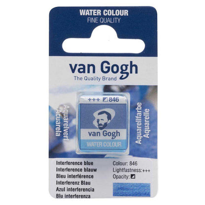 Van Gogh Water Colour Interference Blue 846 (Yarım Tablet)