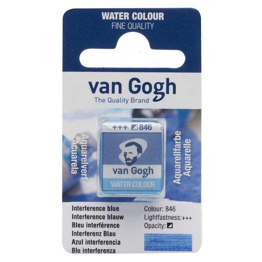 Van Gogh Water Colour Interference Blue 846 (Yarım Tablet)